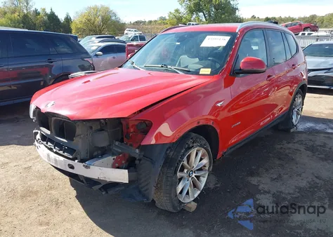 2017 BMW X3 xDrive28I из США, поврежденный, VIN 5UXWX9C5XH0T05856